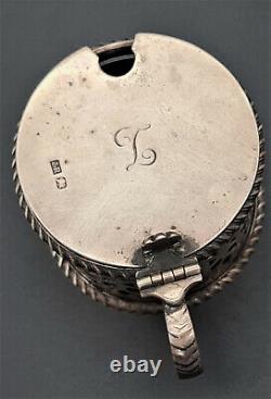 1897 Ancien moutardier en argent Joseph Rodgers & Sons Silver mustard pot