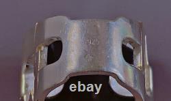 24grs Grosse ancienne bague argent Hématite chevalière bague argent massif T54