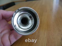 2 Gobelets Anciens En Argent Massif Sur Pied Lion Passant Orfevre At