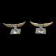 2 Porte Couteaux Ancien En Argent Massif, Edward John Haseler & Noble Haseler