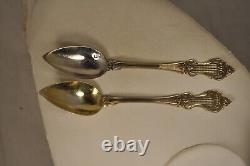 6 Cuilleres A Cafe Ancien Argent Massif Antique Silver Tea Spoons