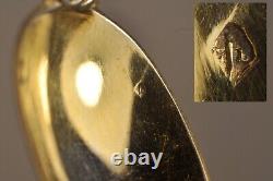 6 Cuilleres A Cafe Ancien Argent Massif Antique Silver Tea Spoons
