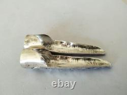 ANCIENNES BAGUE PROTÈGE ONGLE ARGENT MASSIF Chinese sterling silver nail guard