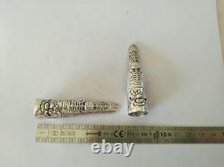 ANCIENNES BAGUE PROTÈGE ONGLE ARGENT MASSIF Chinese sterling silver nail guard