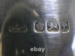 ANCIENNE CHOPE TASSE TIMBALE ARGENT MASSIF POINÇONS ANGLAIS poids 117 gr