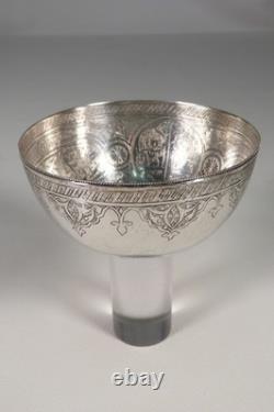 ANCIENNE COUPE BOL ARGENT MASSIF CISELE 900 Millième EGYPTE