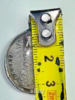 ANCIENNE MÉDAILLE RELIGIEUSE en ARGENT MASSIF ND LORETO SIROLO ITALIE XVIIème