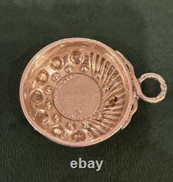 ANCIENNE TASTE VIN ARGENT MASSIF ANSE SERPENT FOND ANCIENNE PIÈCE MONNAIE 19eme