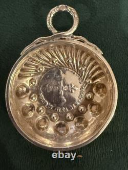 ANCIENNE TASTE VIN ARGENT MASSIF ANSE SERPENT FOND ANCIENNE PIÈCE MONNAIE 19eme