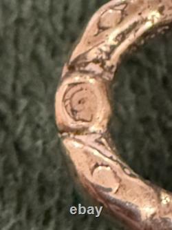 ANCIENNE TASTE VIN ARGENT MASSIF ANSE SERPENT FOND ANCIENNE PIÈCE MONNAIE 19eme