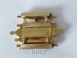 ANCIENS FERMOIRS EMPIRE VERMEIL ARGENT MASSIF pour bracelet collier 1819 1838