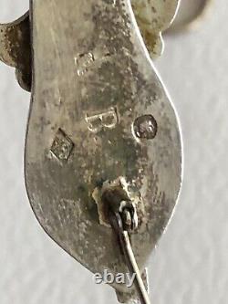 ANCIEN CROCHET DE CHATELAINE en ARGENT massif XIXe/Antique Silver