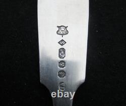 ANCIEN CUILLERE CUILLER PELLE à SEL ARGENT MASSIF 205 mm 59 G SOLID SIVER SPOON