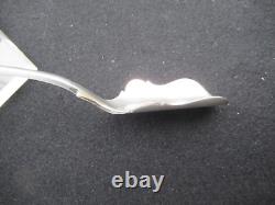 ANCIEN CUILLERE CUILLER PELLE à SEL ARGENT MASSIF 205 mm 59 G SOLID SIVER SPOON