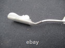 ANCIEN CUILLERE CUILLER PELLE à SEL ARGENT MASSIF 205 mm 59 G SOLID SIVER SPOON