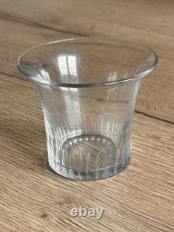 ANCIEN DRAGEOIR EN ARGENT MASSIF 1er COQ & CRISTAL BACCARAT ARMOIRIE FIN 18EME