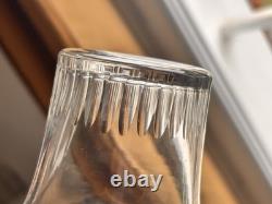 ANCIEN DRAGEOIR EN ARGENT MASSIF 1er COQ & CRISTAL BACCARAT ARMOIRIE FIN 18EME