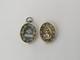 Ancien Pendentif Reliquaire Argent Massif Sainte Germaine Xixe Germana V