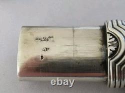ANCIEN SCEAU ÉTUI A CIRE ARGENT MASSIF RISLER & CARRÉ silver seal
