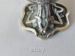 ANCIEN ZARF EMPIRE OTTOMAN ARGENT MASSIF Turc porte-verre a café sterling silver
