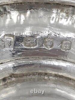 Ancien Bol Sur Pied En Argent Massif Anglais
