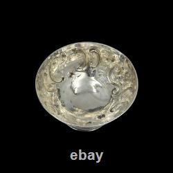 Ancien Bol Sur Pied En Argent Massif Anglais