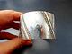 Ancien Bracelet 19e Angleterre Victorien Argent Décor D'oiseaux Poignée 17 Cm
