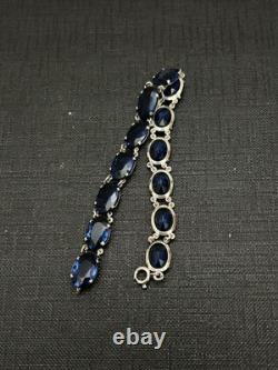 Ancien Bracelet Argent Massif Vintage