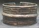 Ancien Bracelet Berb&egrave;re Argent Massif 160gr Siwa &Eacute;gypte Libye Poin&ccedil;ons Vers 1900