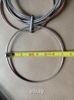 Ancien Bracelet Semainier en Argent massif