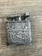 Ancien Briquet Lighter A Essence Éclat En Argent Massif 800 Danseurs