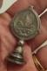 Ancien Cachet Cire Argent Massif De Bureau Saint Georges Sceau Matrice Religion