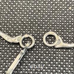 Ancien Collier Sautoir En Argent Massif 925 Art Déco Nouveau