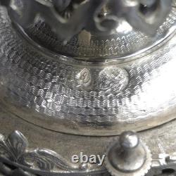 Ancien Confiturier En Argent Massif Ottoman