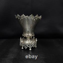 Ancien Confiturier En Argent Massif Ottoman