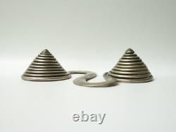 Ancien Contre poids bijou en argent massif Miao ou Dong Hunan Chine QING