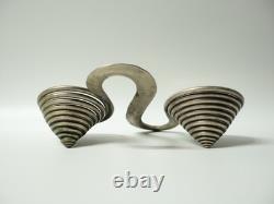 Ancien Contre poids bijou en argent massif Miao ou Dong Hunan Chine QING