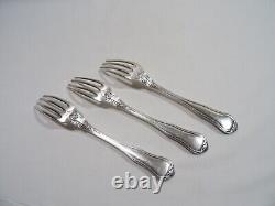 Ancien Couvert 3 Fourchettes Cosson Corby Argent Massif Sterling Silver Fork