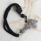 Ancien Crochet De Chatelaine Argent Massif Xix&egrave; Poin&ccedil;on Minerve Passementerie