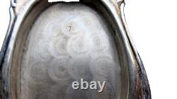 Ancien Face A Main Double Miroir En Argent Massif 925 Napoleon 3