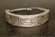 Ancien Gros Bracelet Ethnique En Argent Massif