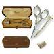 Ancien Necessaire De Couture En Argent Massif French Solid Silver Sewing Set
