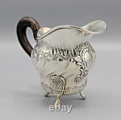 Ancien Pot A Lait Cremier En Argent Massif Minerve Maison Cardeilhac Paris XIX