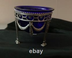 Ancien Saleron Argent Massif Epoque 1er Empire
