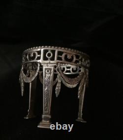 Ancien Saleron Argent Massif Epoque 1er Empire