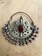 Ancien Bijoux Pendentif Argent Massif Cornaline Russe Orientale Turkmen Ethnique
