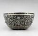 Ancien Bol Chinois En Argent Massif Poinçonné Chine Pour Commande Thailande