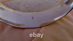 Ancien bracelet argent massif jonc ouvert tressé old french bracelet cuff silver