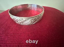 Ancien bracelet éthnique argent massif (BerbèreTunisie)