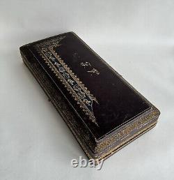 Ancien coffret pelle à asperges argent massif sterling silver minerve orfèvre